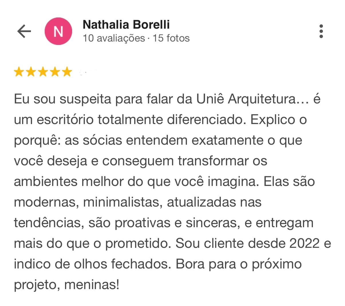 Depoimento Nathalia Borelli